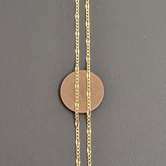 14k gold necklace 18 inch - Picture 3 of 6